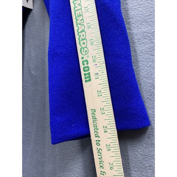 Worthington Womens Wool Blend Robe Coat Belted Cobalt Blue Size Small New - Picture 8 of 16